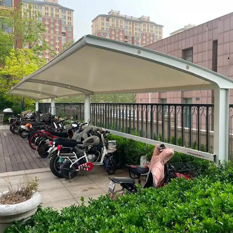 高阳县膜结构电动车棚